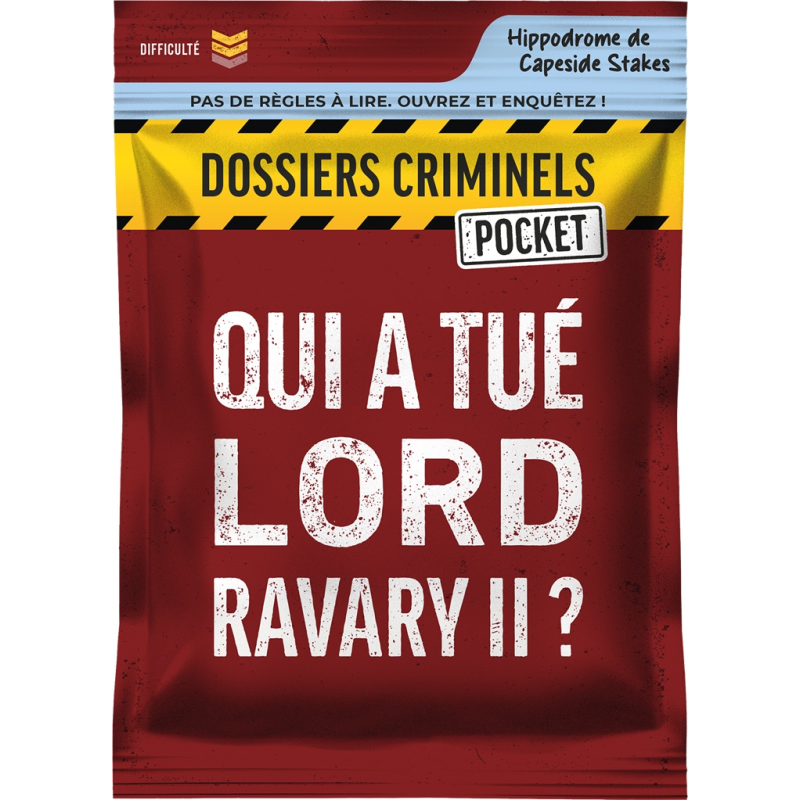 Acheter le jeu de société dossiers Criminels Pocket
