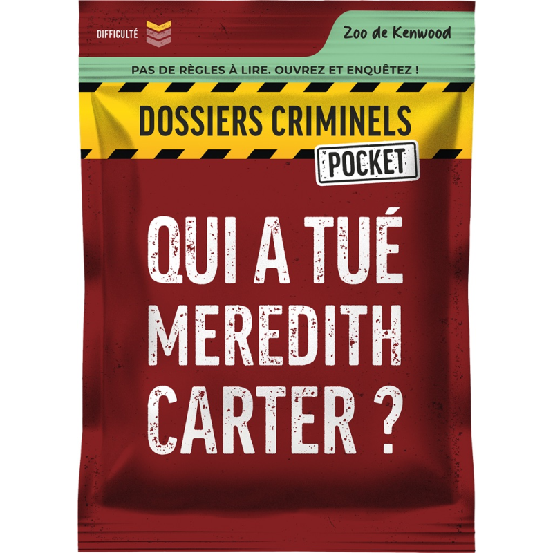 Acheter le jeu de société dossiers Criminels Pocket