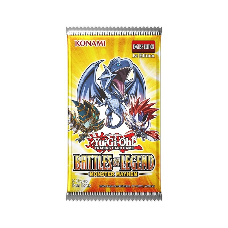 Acheter un booster de cartes Yu-gi-oh ! Monster Mayhem