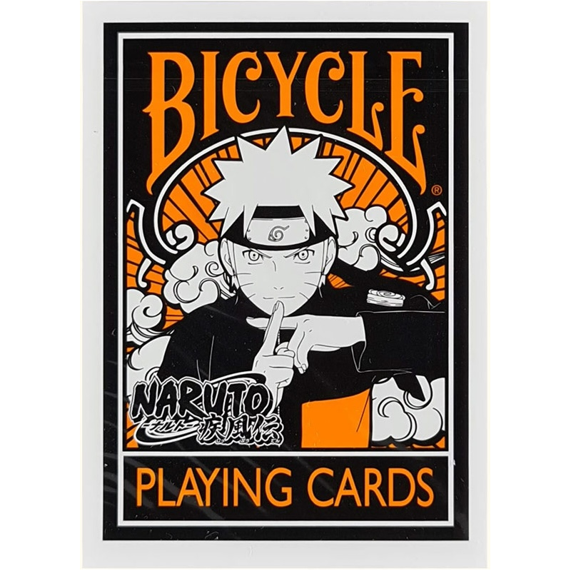 Jeu de 54 cartes bicycle Naruto