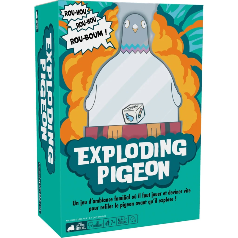 Acheter le jeu de société Exploding Pigeon Exploding Kittens edition