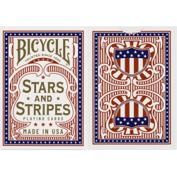 Jeu de 54 cartes bicycle Stars and Stripes