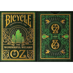 Jeu de 54 cartes bicycle Magicien d'Oz