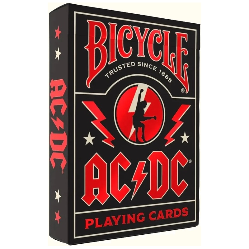 Jeu de 54 cartes bicycle AC/DC