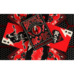 Jeu de 54 cartes bicycle AC/DC