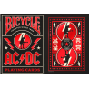 Jeu de 54 cartes bicycle AC/DC