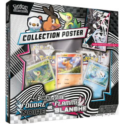 Pokémon - EV10.5 Foudre Noire & Flamme Blanche - Coffret Collection Poster Unys