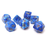 Set de 7 dés, idéal pour les jeux de rôle.