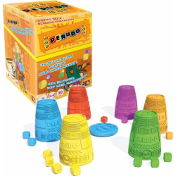 Perudo est un jeu de bluff déjanté avec des dés. Pariez sur les dés !
