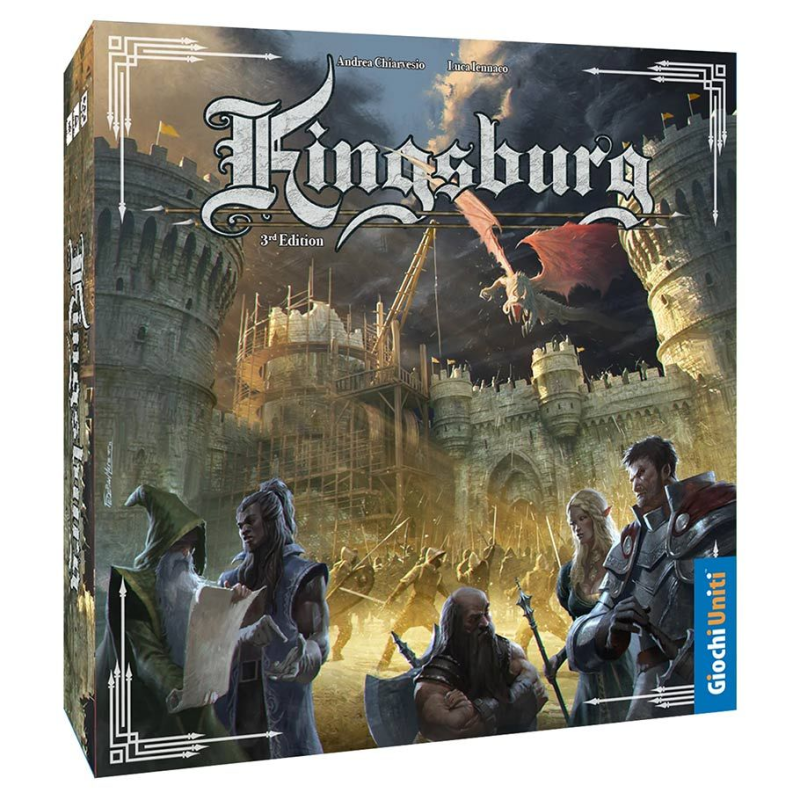 Kingsburg 3ème édition est la nouvelle édition VF de ce jeu !