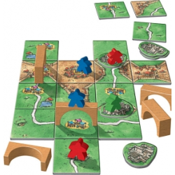 Acheter le jeu de société Carcassonne Bazar ponts et fortesses