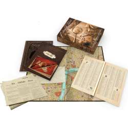 Ce jeu contient 10 enquêtes à découvrir seul ou en coopération.