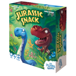 Jurassic Snack est un jeu de stratégie à 2 joueurs de Bruno Cathala