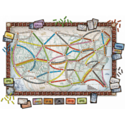 Les aventuriers du Rail est un jeu familial avec des objectifs secrets