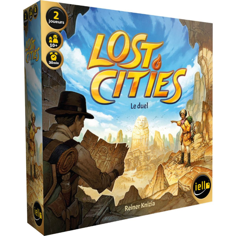 Lost cities est un jeu de cartes pour 2 joueurs