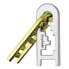 Découvrez le casse-tête métal Keyhole de la marque Hanayama.