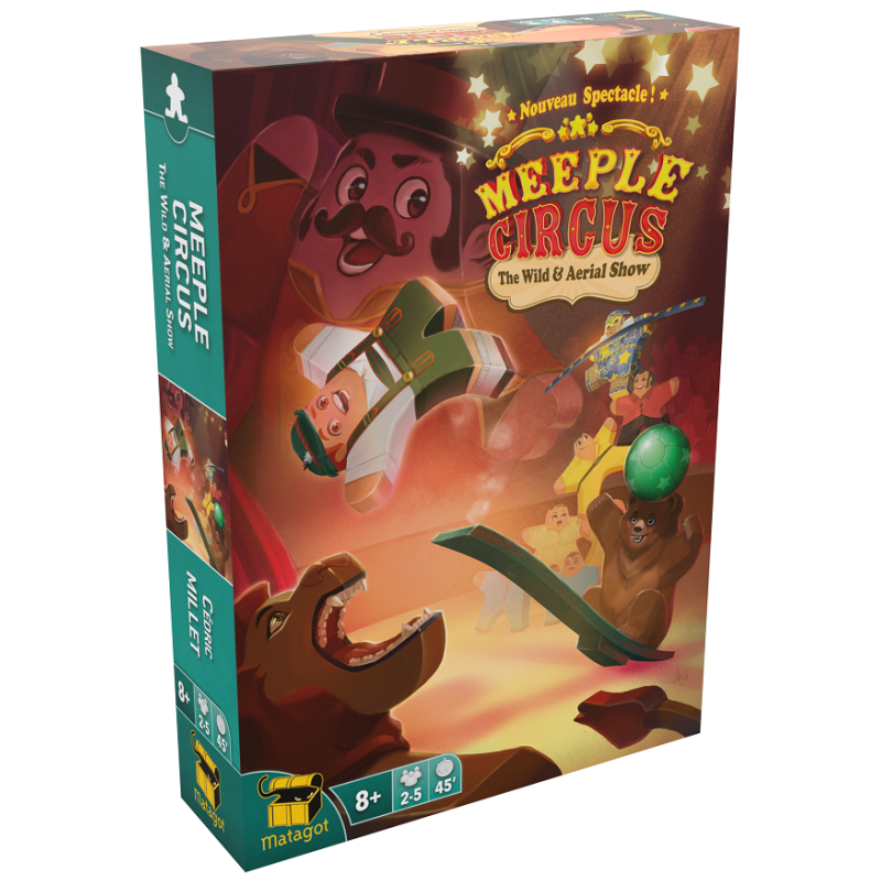 Découvrez l'extenion de Meeple Circus The Wild Animal and Aerial Show
