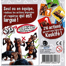 Dans Keskifé, les joueurs largués doivent singer les autres joueurs.