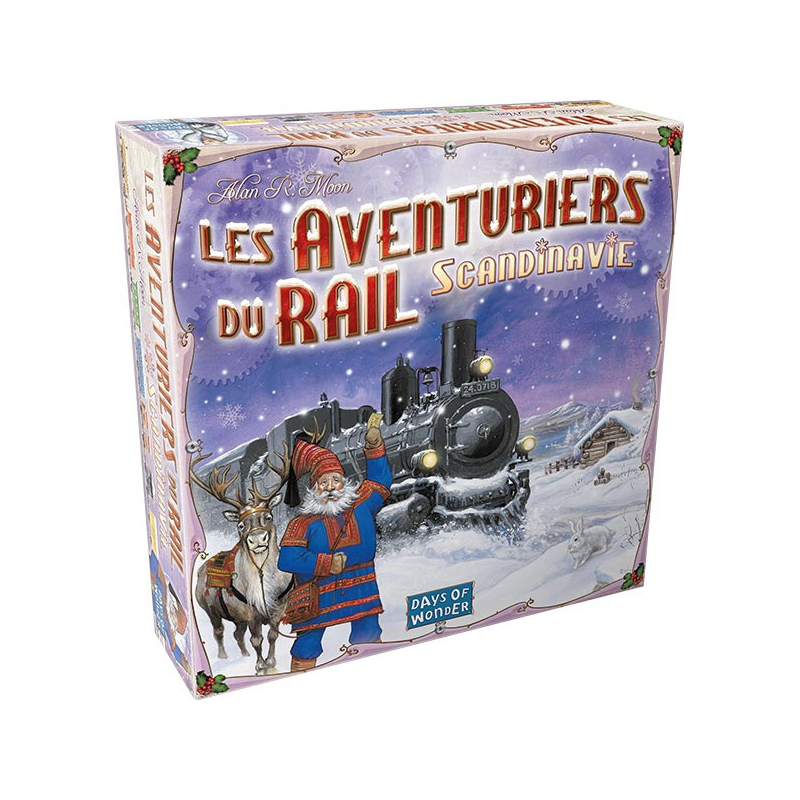 Les aventuriers du Rail est un jeu familial avec des objectifs secrets
