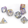 Set de 7 dés, idéal pour les jeux de rôle.