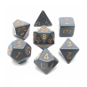 Set de 7 dés, idéal pour les jeux de rôle.