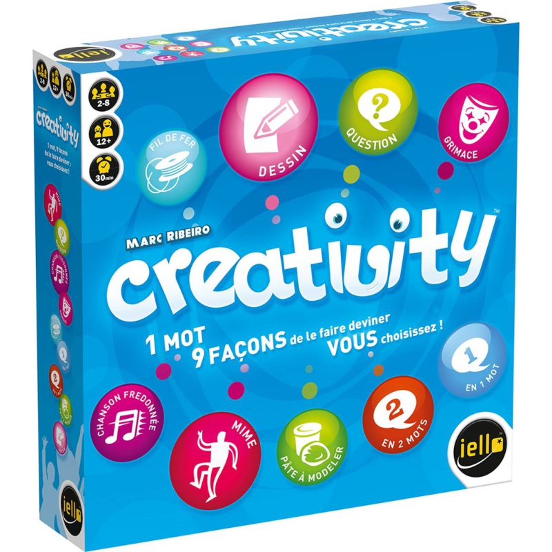 Dans Créativity, choisissez la méthode pour faire deviner des mots !