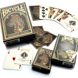 Jeu de 54 cartes bicycle Warrior Horse