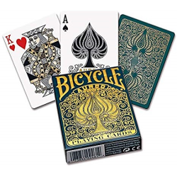 Jeu de 54 cartes bicycle Premium Aureo