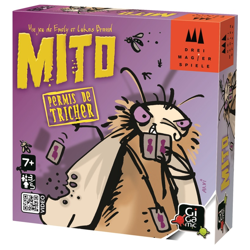 Dans Mito, il faudra tricher pour se débarasser de ses cartes !