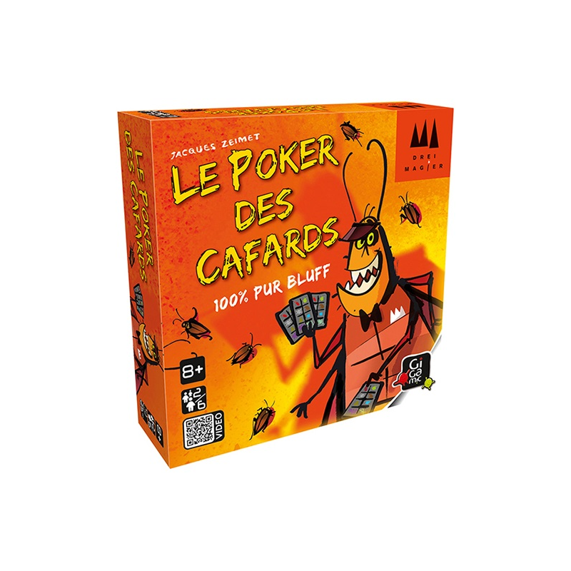 Acheter jeu de société Poker des cafards
