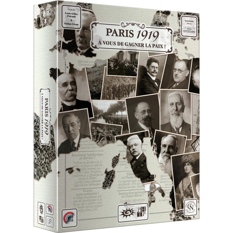 Commander le jeu de société Paris 1919 sur le traité de Versailles !