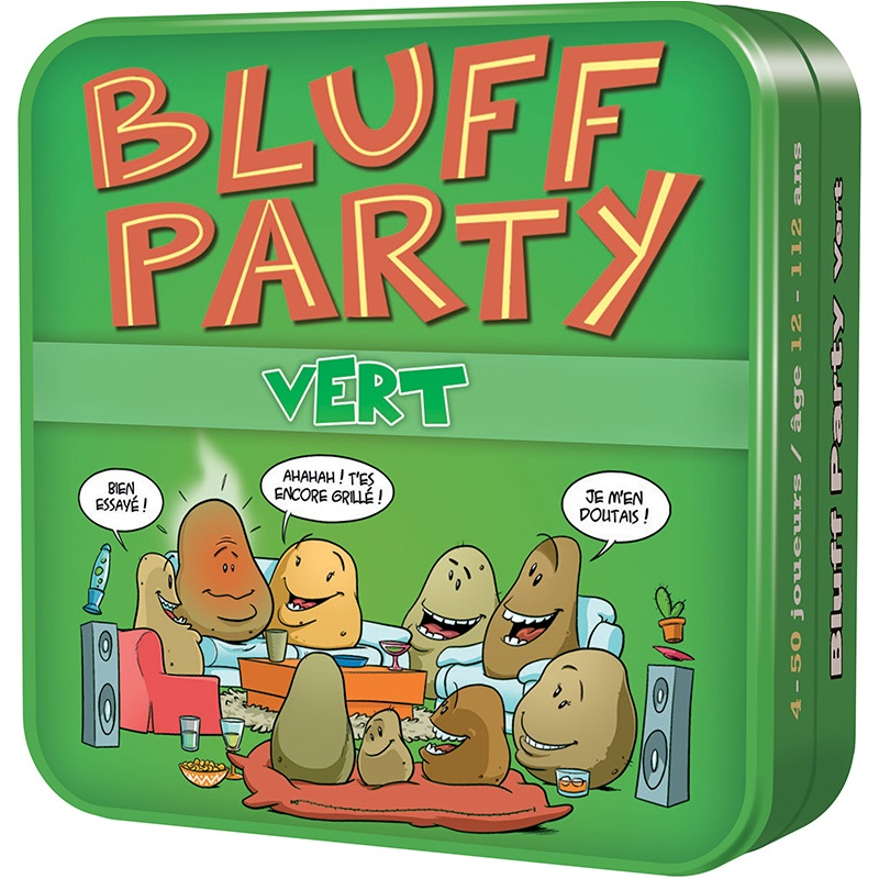 Bluff Party Vert est un pur jeu d'ambiance contenant 150 défis !