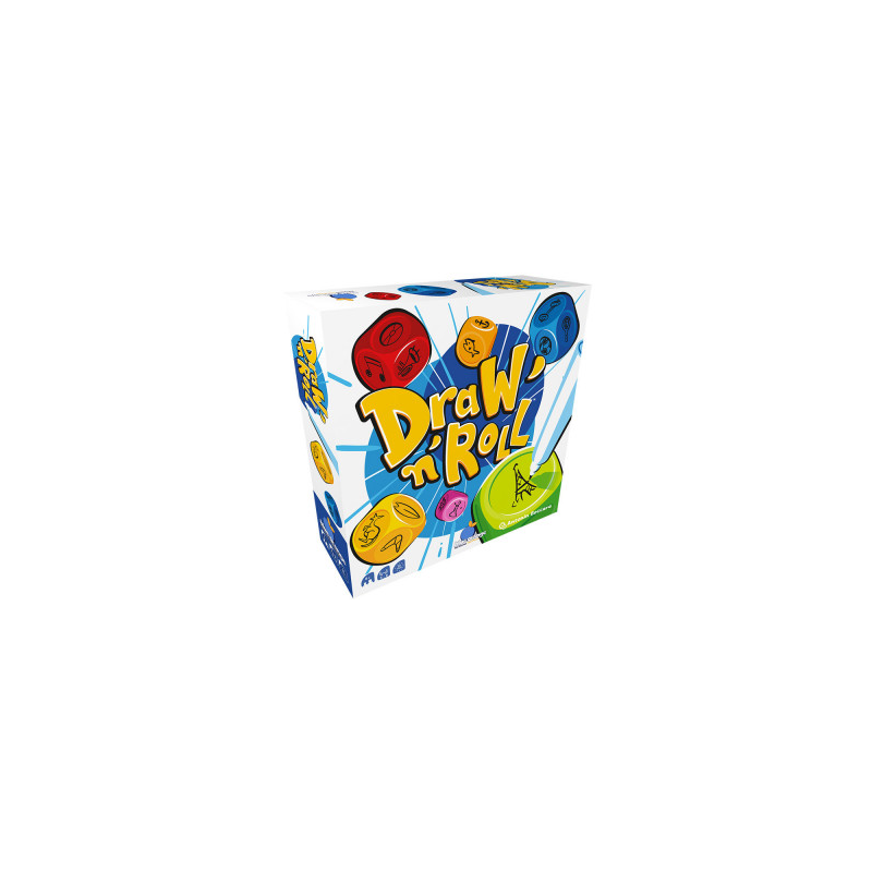 Draw'n'Roll est un jeu d'ambiance et de déduction avec des dés