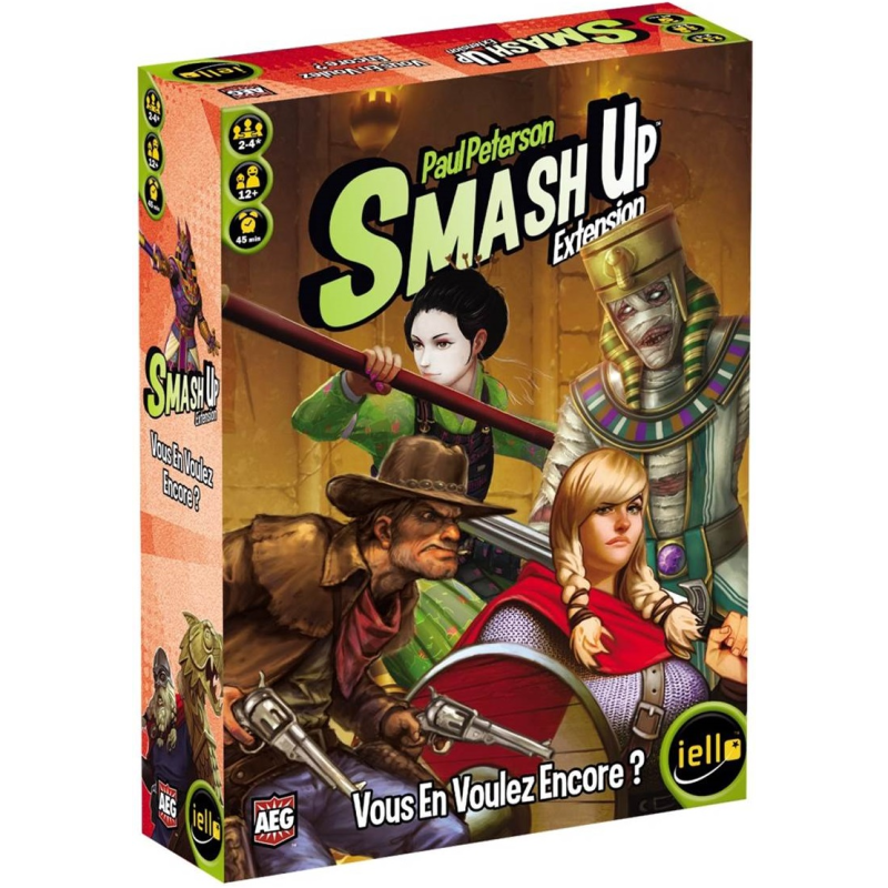 Cette boite contient la 11e extension pour le jeu Smash Up