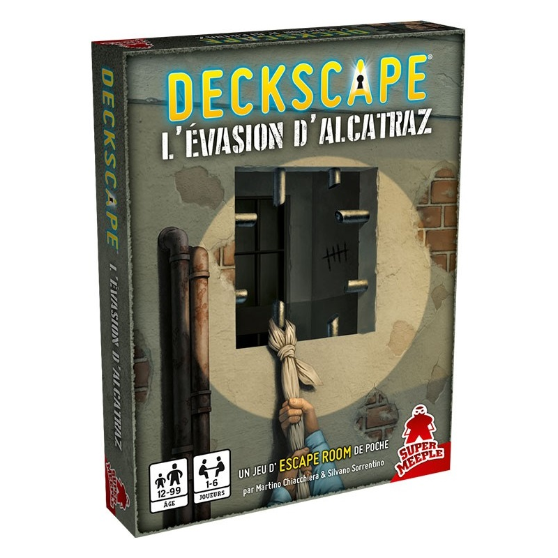 Acheter le jeu de société Super Meeple :Deckscape l'évasion d'Alcatraz