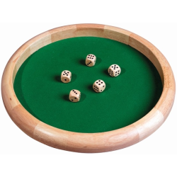 Acheter une grande piste de dés en bois