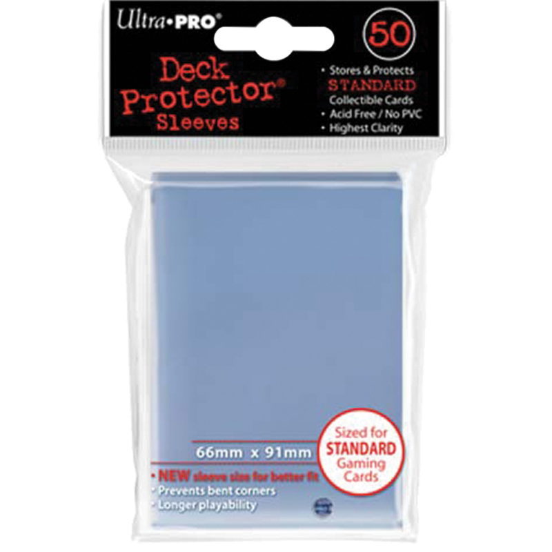 Acheter paquet de 50 protèges cartes standards ultra pro transparent