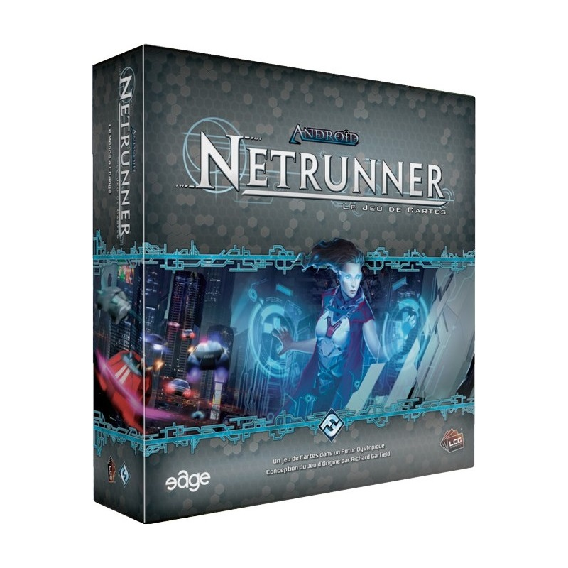Netrunner est un jeu de cartes évolutif (JCE) asymétrique à 2 joueurs.