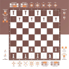 echecs pédagogique tapis de jeu