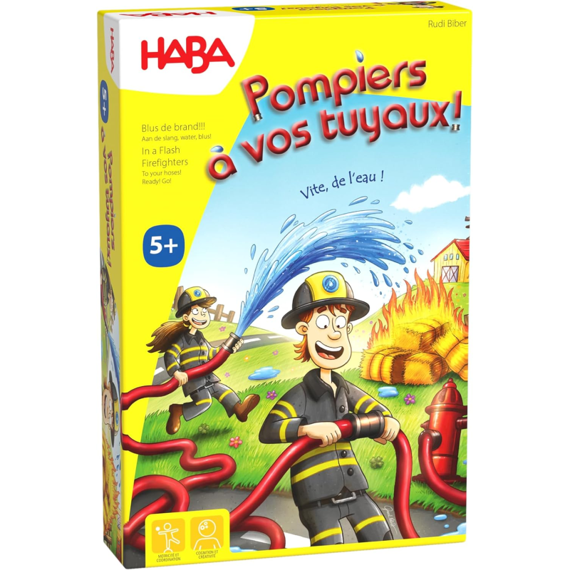 Acheter le jeu de société Haba pompiers à vos tuyaux