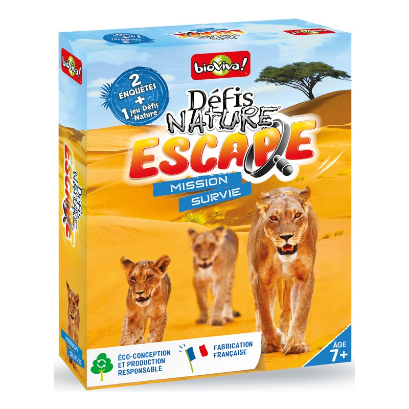 Acheter jeu de société Défis Nature Escape Mission Survie
