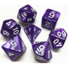 Set de 7 dés, idéal pour les jeux de rôle.