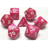 Set de 7 dés, idéal pour les jeux de rôle.