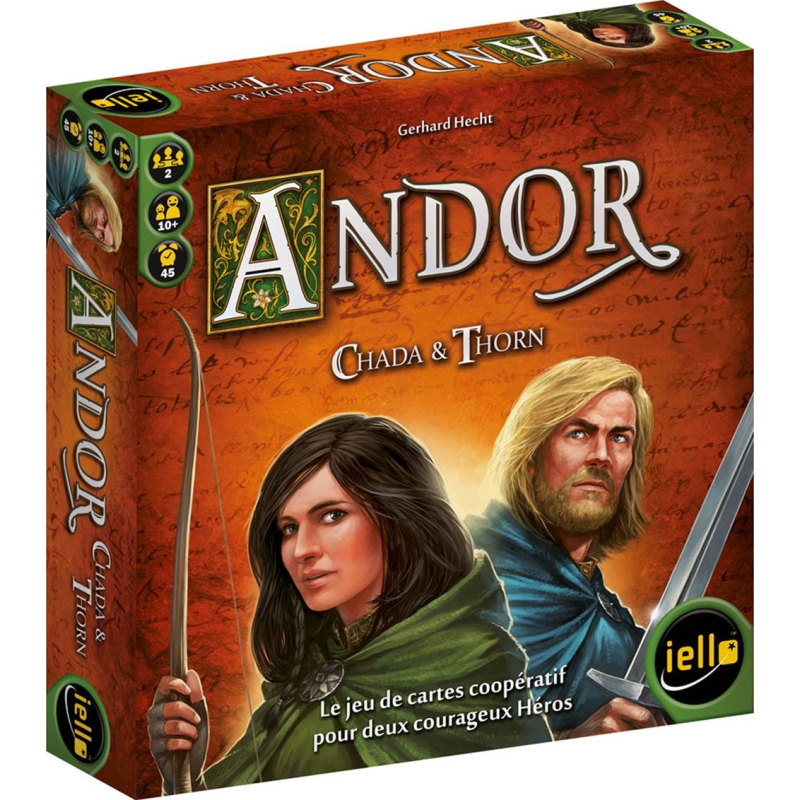 Andor Chada et Thorn ou Andor 2 joueurs est un jeu coopératif.