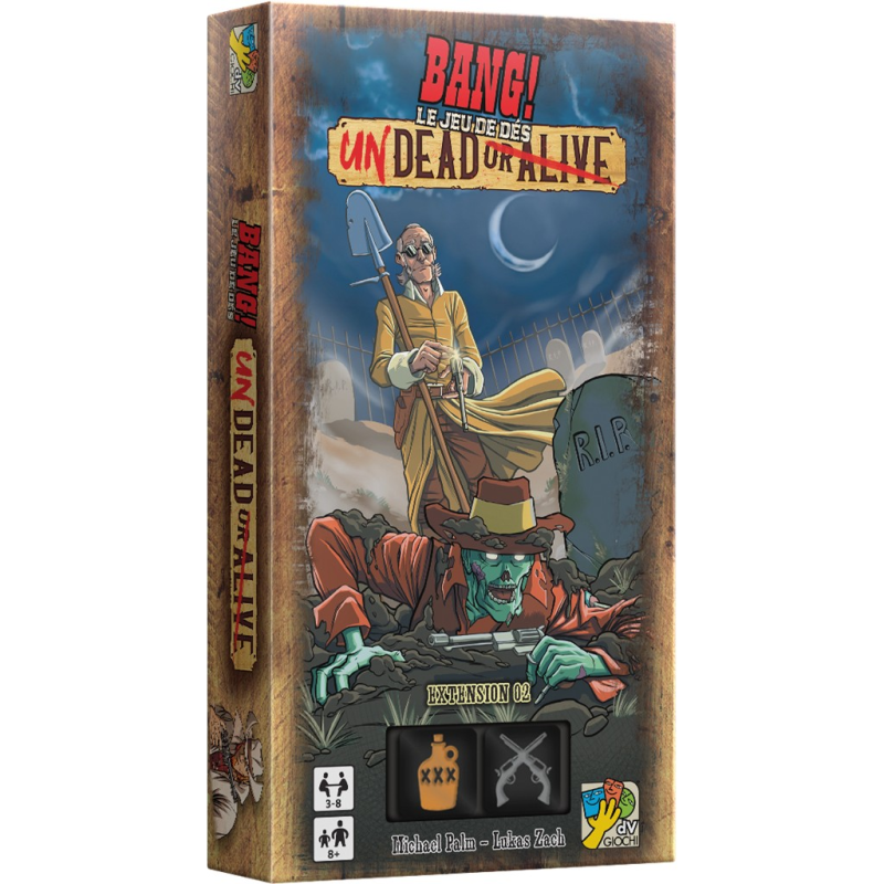 Découvrez l'extension Undead or Alive pour Bang le jeu de dés !