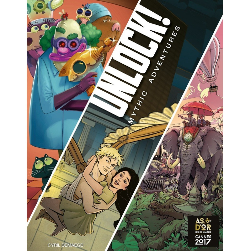 Acheter le jeu de société d'escape Game Unlock 8 Mythic Adventures