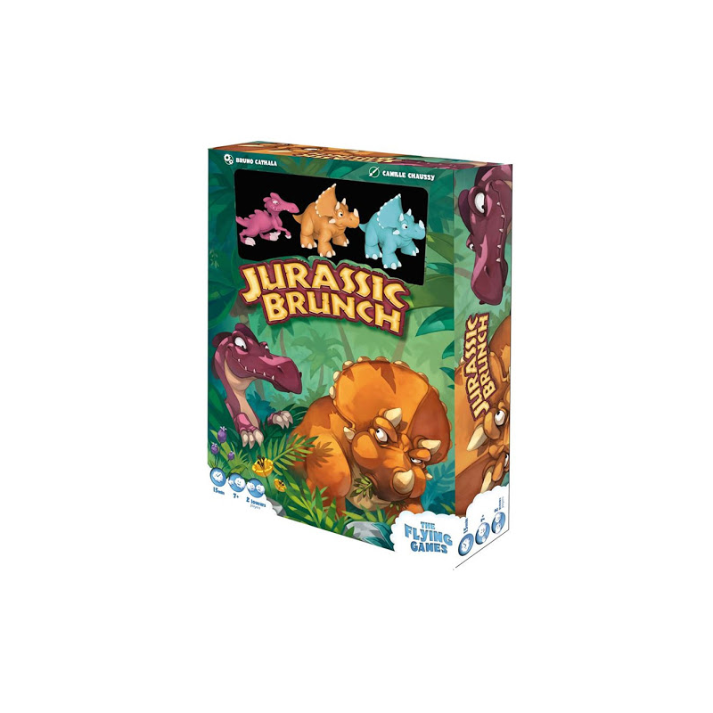 Jurassic Brunch est un jeu de stratégie à 2 joueurs de Bruno Cathala