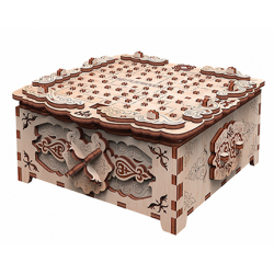 Acheter le puzzle bois Mr Playwood Boite à secrets Fantaisie Florale