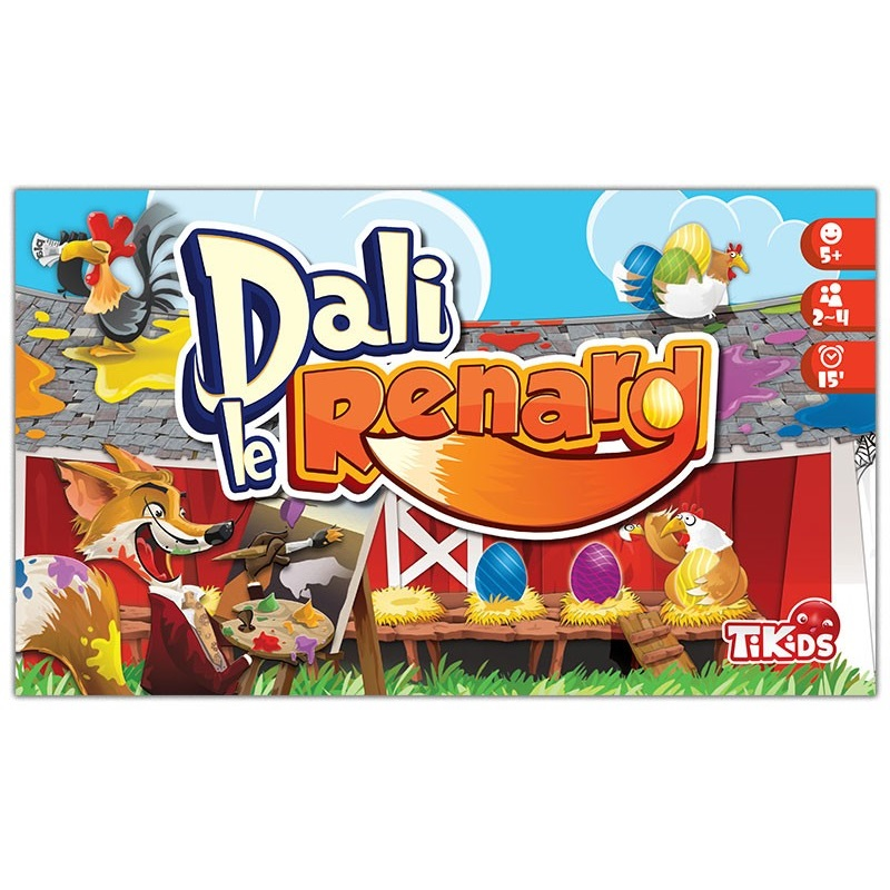 Achter le jeu société Enfants Dali le Renard