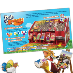 Achter le jeu société Enfants Dali le Renard